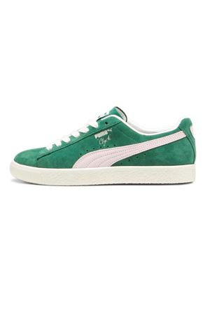 green leather sneakers PUMA KIDS | 39196210